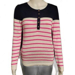 Lilly Pulitzer Adair knit sweater, pink stripe